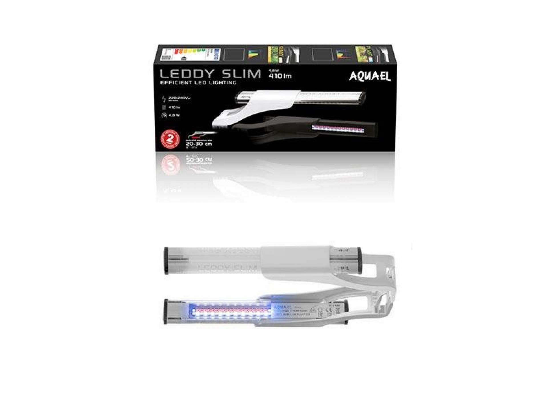 Calha Leddy Slim Plant Para Aquario 4.8W 20-30 CM