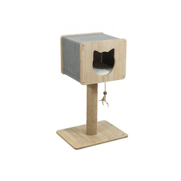 Arranhador Para Gato Torre Com Casa BEST QUALITY Arranhador Para Gato Torre Com Casa BEST QUALITY