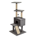 Arranhador Ginásio Para Gato Multi Cinza BEST QUALITY Arranhador Ginásio Para Gato Multi Cinza BEST QUALITY