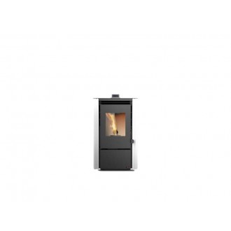 Salamandra Pellets First 6Kw Branca A+ Ecodesign Redpod Salamandra Pellets First 6Kw Branca A+ Ecodesign Redpod