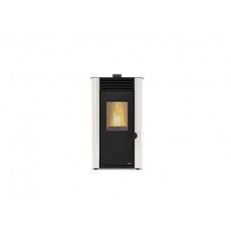 Salamandra Pellets First 8Kw Branca A+ Ecodesign Redpod