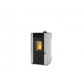 Salamandra Pellets First 8Kw Cinzenta A+ Ecodesign Redpod