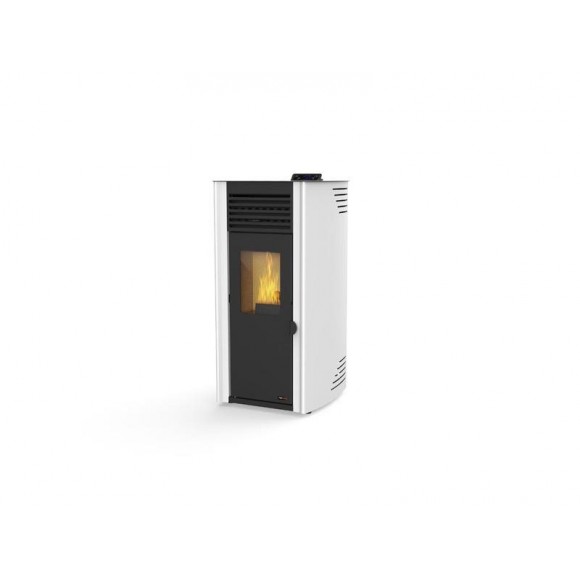 Salamandra Pellets First 10Kw Branca A+ Ecodesign Redpod Salamandra Pellets First 10Kw Branca A+ Ecodesign Redpod