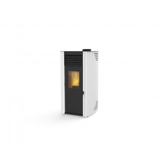 Salamandra Pellets First 10Kw Branca A+ Ecodesign Redpod