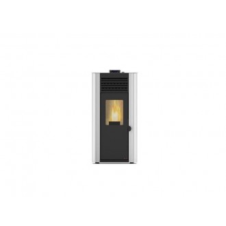 Salamandra Pellets First 10Kw Cinzenta A+ Ecodesign Redpod