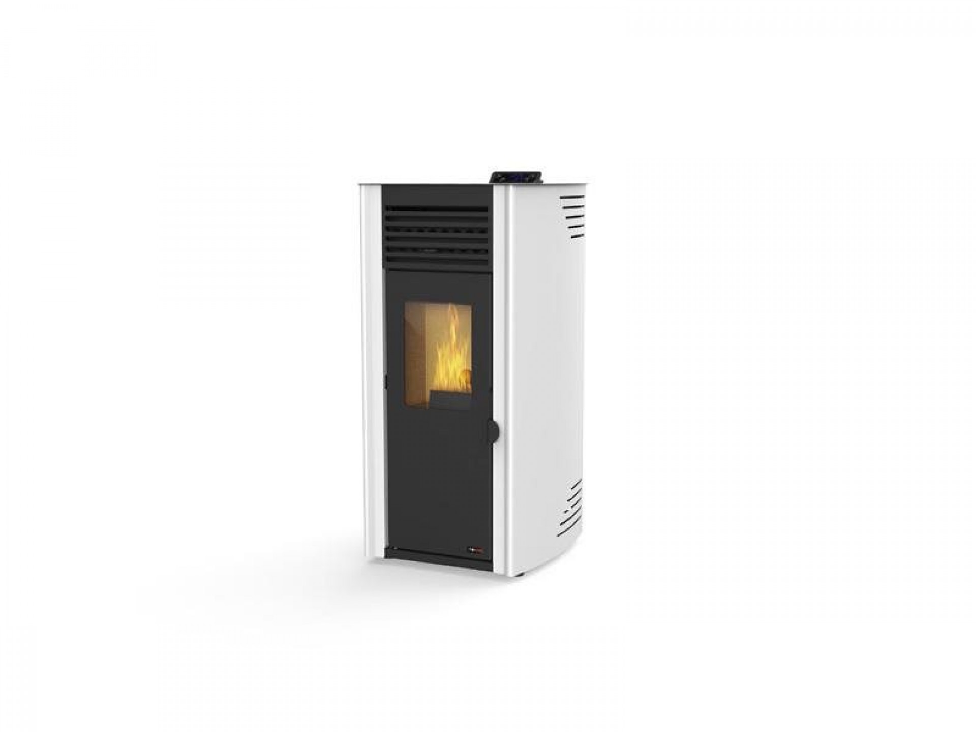Salamandra Pellets First 10Kw Branca A+ Ecodesign Redpod