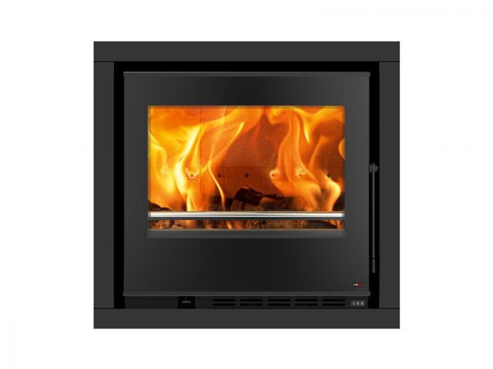 Recuperador Lenha Vidago 60 8W Pt Vidro A+ Eco Redpod