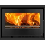 Recuperador Lenha Vidago 80 10,6W Pt Vidro A+ Eco Redpod