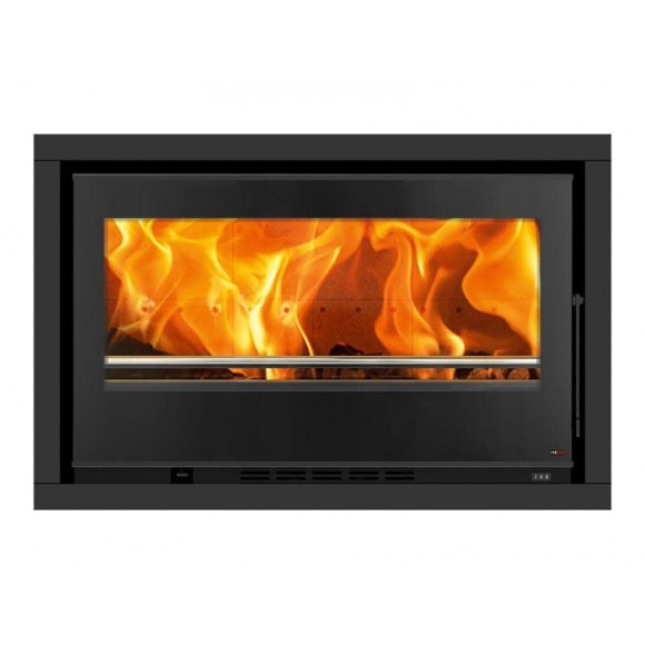 Recuperador Lenha Vidago 90 9,2W Pt Vidro A+ Eco Redpod