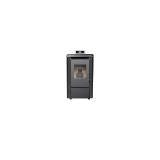Salamandra A Pellets Sp Mekka 6Kw Preto Salamandra A Pellets Sp Mekka 6Kw Preto
