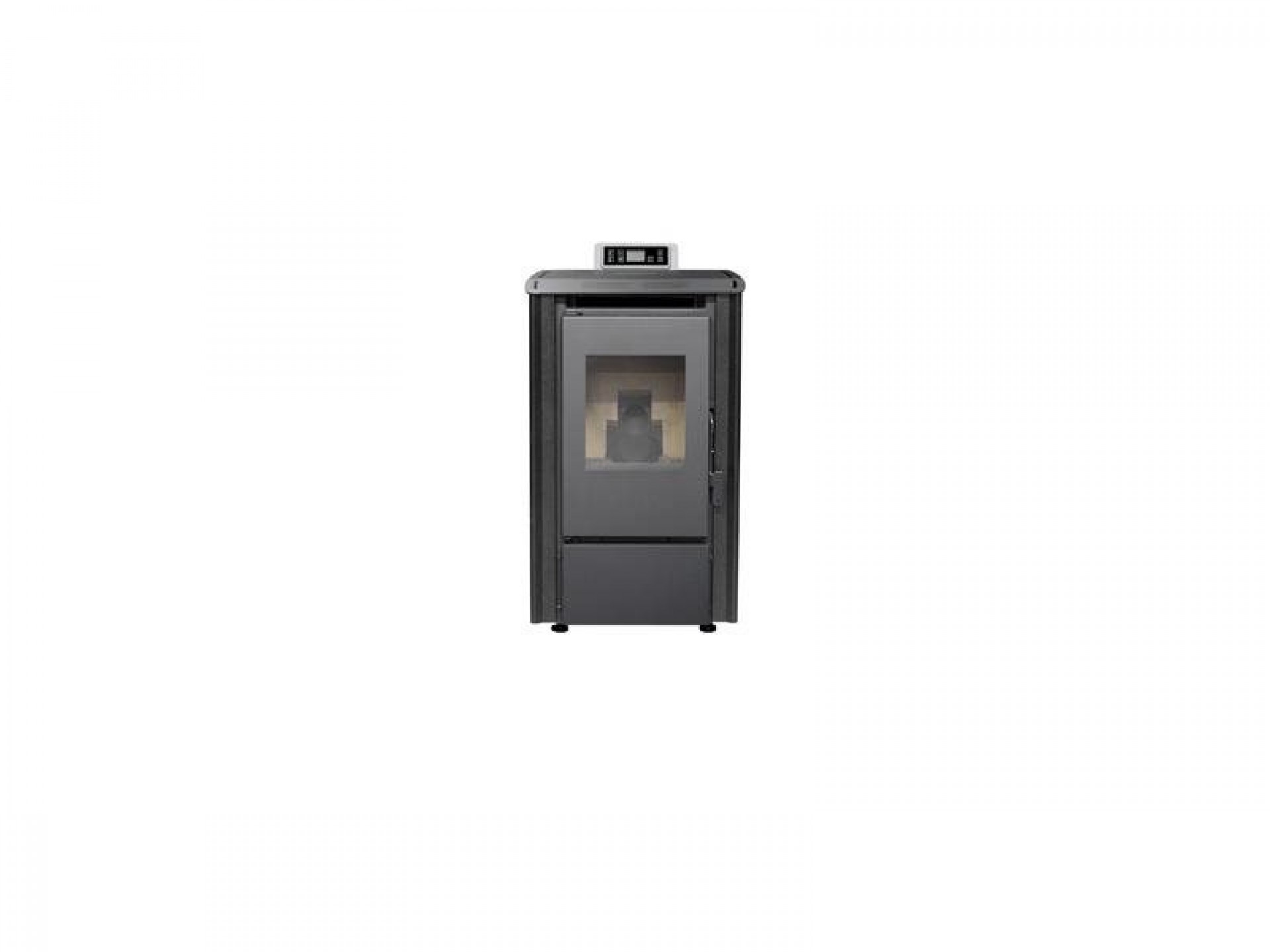 Salamandra A Pellets Sp Mekka 6Kw Preto