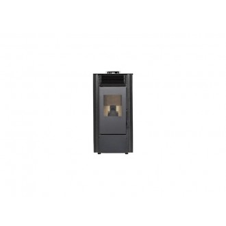 Salamandra A Pellets Sp Mekka 9Kw Preto Salamandra A Pellets Sp Mekka 9Kw Preto