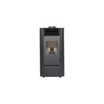 Salamandra A Pellets Sp Mekka 9Kw Preto Salamandra A Pellets Sp Mekka 9Kw Preto