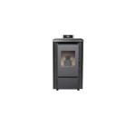 Salamandra A Pellets Sp Mekka 6Kw Preto Salamandra A Pellets Sp Mekka 6Kw Preto