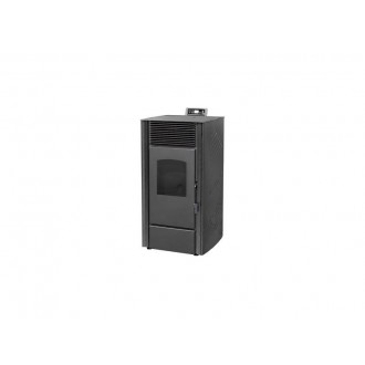Salamandra A Pellets Sp Mekka 12Kw Preto