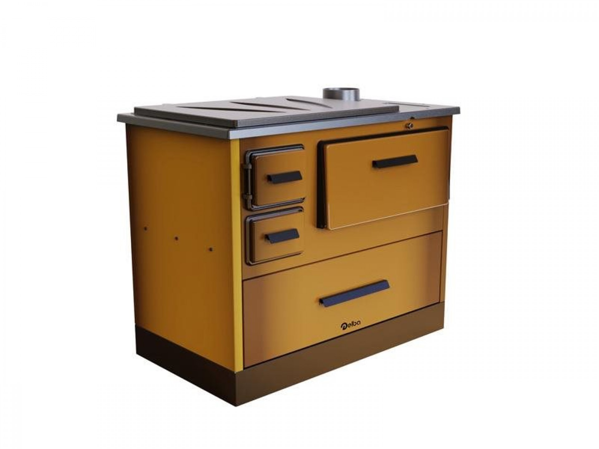 Fogão Lenha Vermont 7,9Kw Caramelo