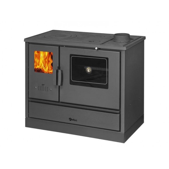 Fogão O Lenha Detroit 7,9Kw Preto Fogão O Lenha Detroit 7,9Kw Preto