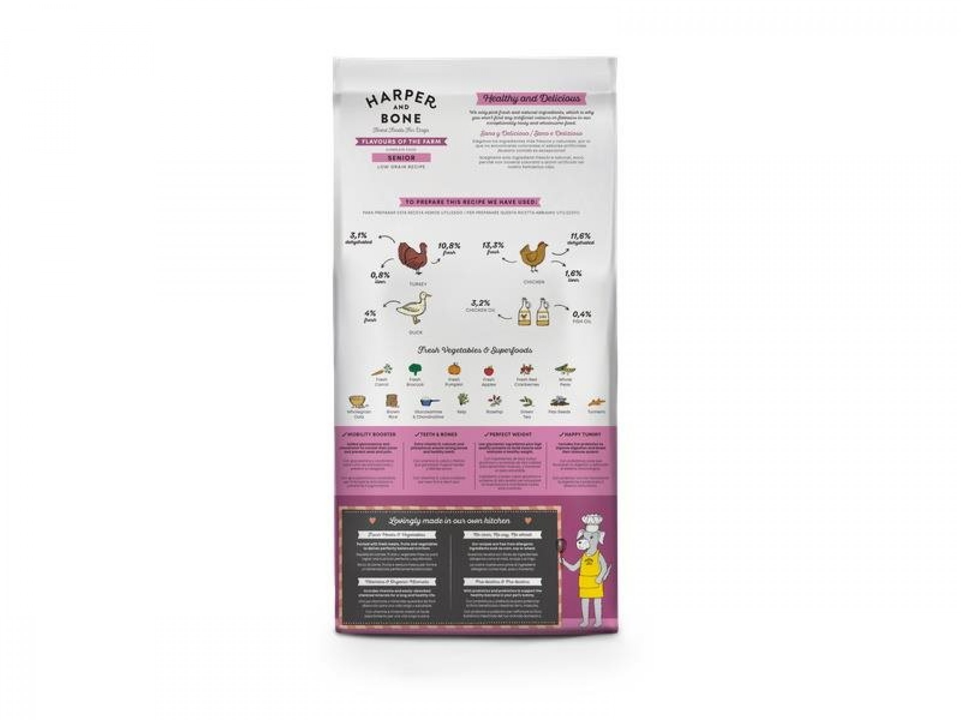 AL SECO CÃO SÉNIOR LIGHT FLAVOURS OF THE FARM 12KG