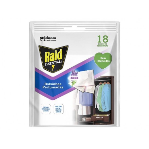 Bolsinhas Perfumadas Lavanda � 18 Unidades RAID
