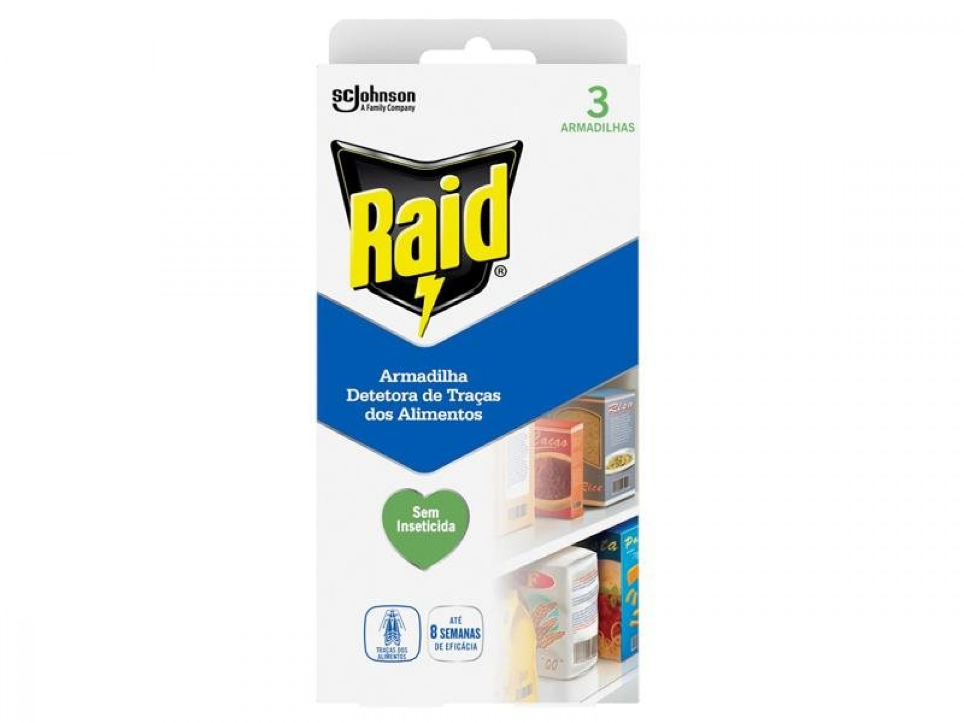 Armadilhas Para Traças Dos Alimentos – 3 Unidades RAID
