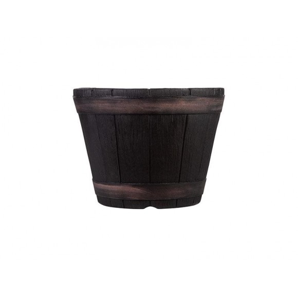 Vaso Barril Imitar Madeira 38CM STRATA Vaso Barril Imitar Madeira 38CM STRATA