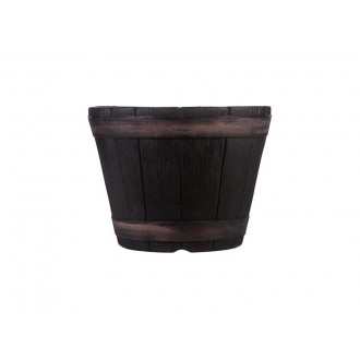 Vaso Barril Imitar Madeira 49CM STRATA Vaso Barril Imitar Madeira 49CM STRATA