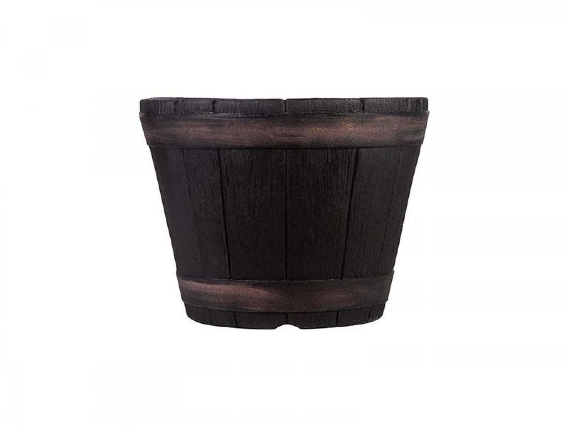Vaso Barril Imitar Madeira 38CM STRATA
