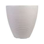 Vaso Valencia Cinza 40X40CM STRATA Vaso Valencia Cinza 40X40CM STRATA
