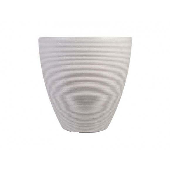 Vaso Valencia Cinza 40X40CM STRATA Vaso Valencia Cinza 40X40CM STRATA