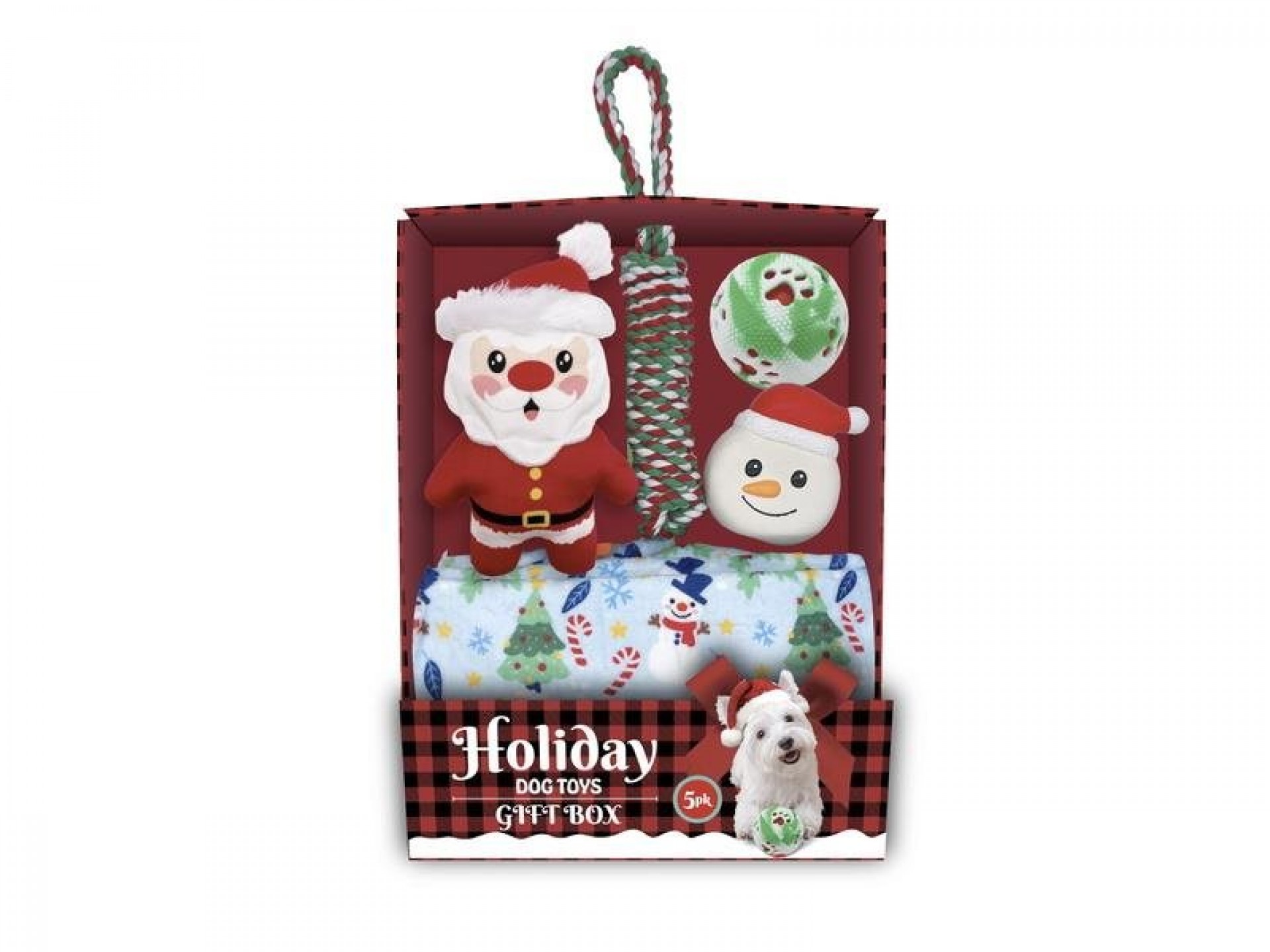 Pack De 5 Brinquedos Do Pai Natal Para Cão FOFOS
