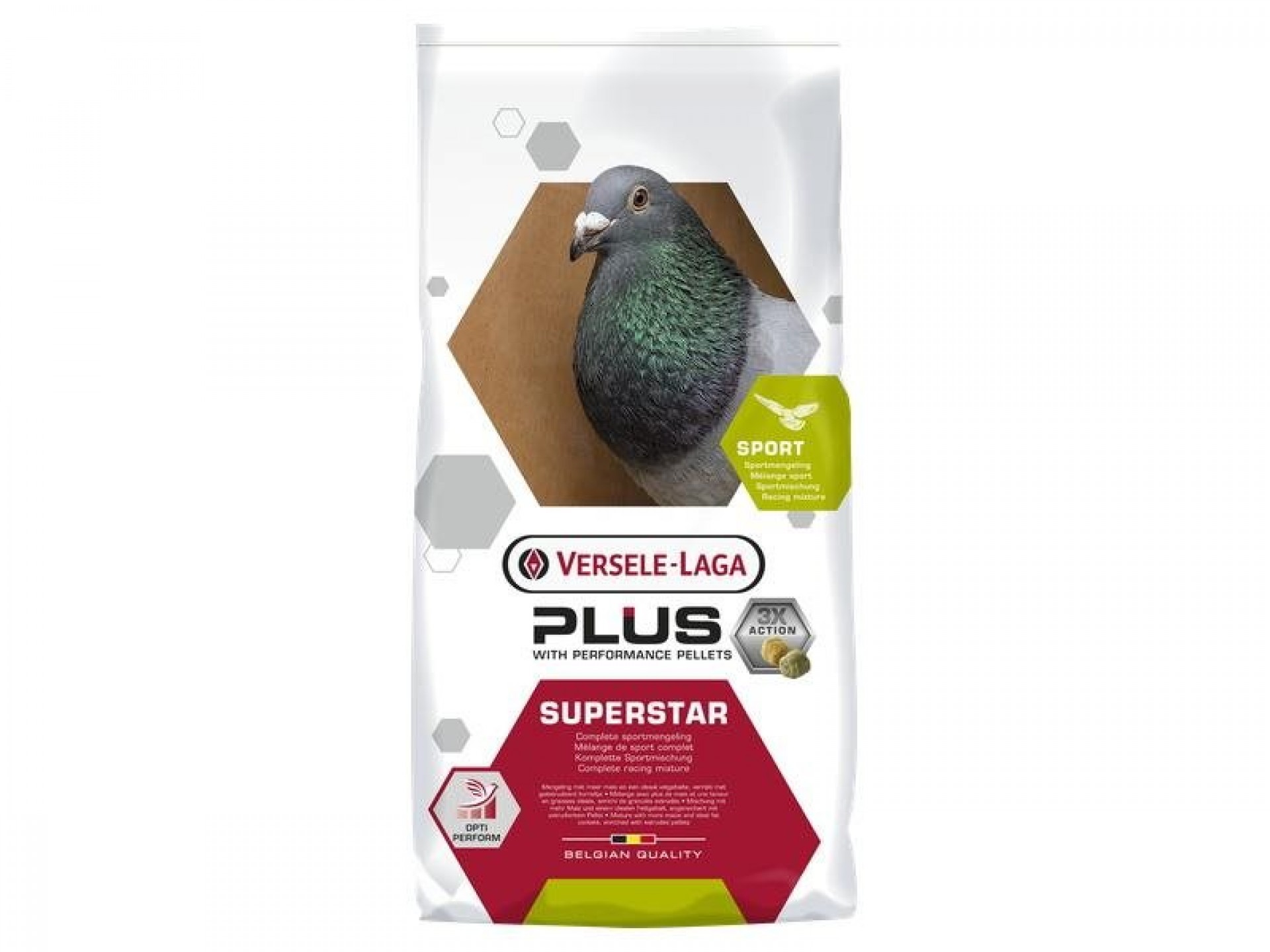 Mistura p/ pombos superstar plus 20 Kg VERSELE LAG