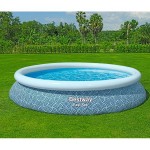 Conjunto De Piscina Redonda FAST SET Azul 457X84CM Bestway Conjunto De Piscina Redonda FAST SET Azul 457X84CM Bestway