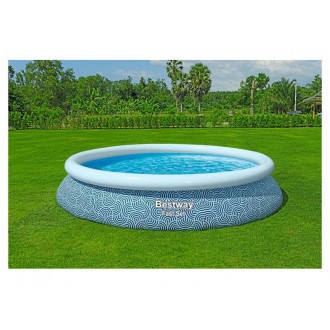 Conjunto De Piscina Redonda FAST SET Azul 457X84CM Bestway Conjunto De Piscina Redonda FAST SET Azul 457X84CM Bestway
