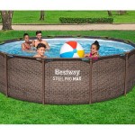 Conj Piscina Redonda Steel Pro Max Cinzenta 366X76CM Bestway Conj Piscina Redonda Steel Pro Max Cinzenta 366X76CM Bestway