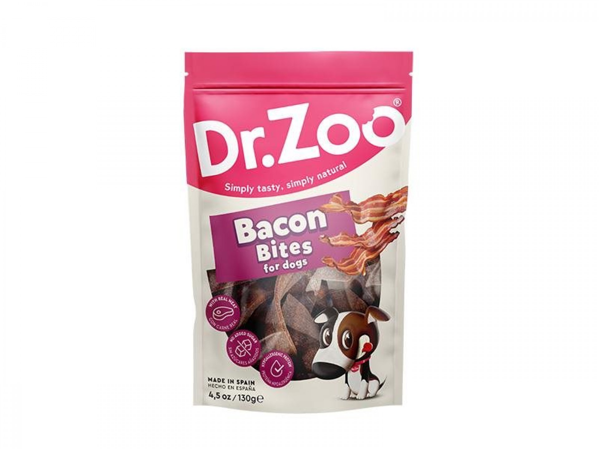 Snack Para Cão Bacon Bites 130 GR DR ZOO
