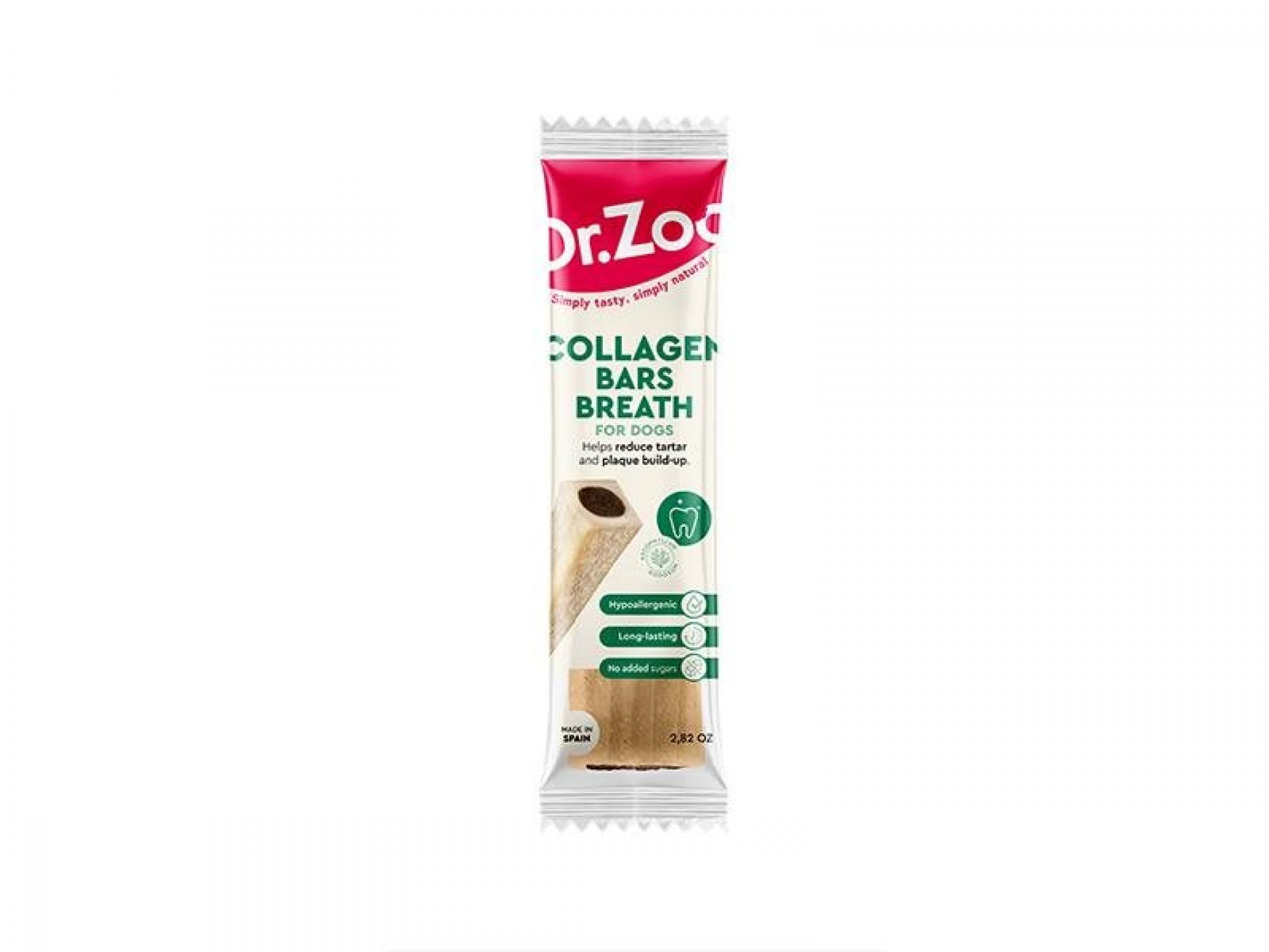 Snack Cão Barra Colagénio Breath 80 GR DR ZOO
