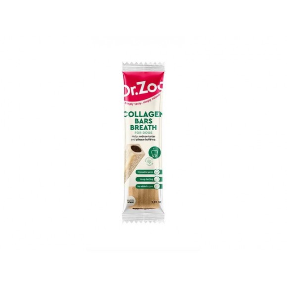 Snack Cão Barra Colagénio Breath 80 GR DR ZOO Snack Cão Barra Colagénio Breath 80 GR DR ZOO