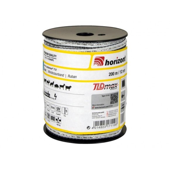 Fita Adesiva Turbomax 12mm 6 Condutores 200mt HORIZONT Fita Adesiva Turbomax 12mm 6 Condutores 200mt HORIZONT