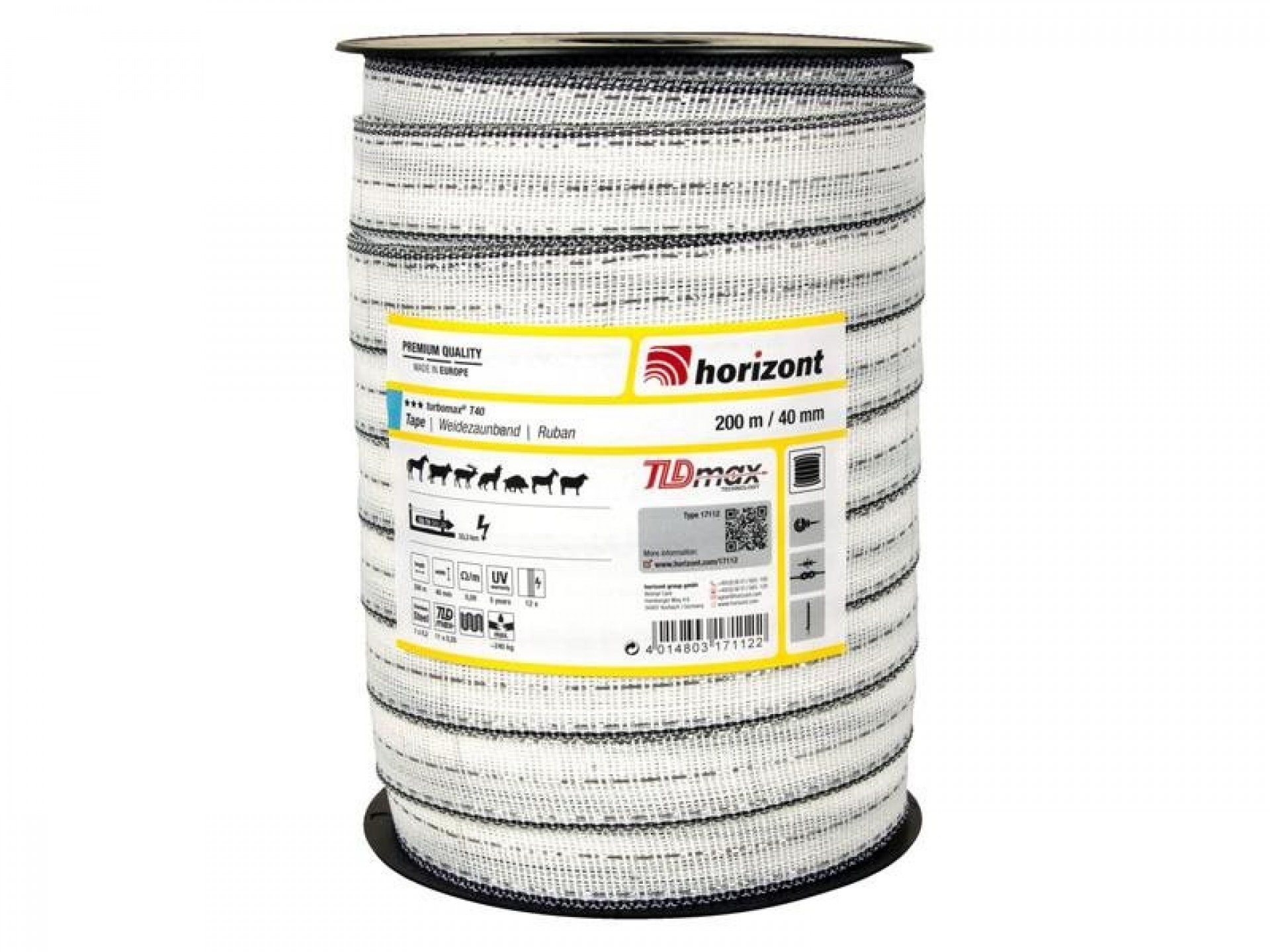 Fita Adesiva Turbomax 40mm 12 Condutores 200mt HORIZONT