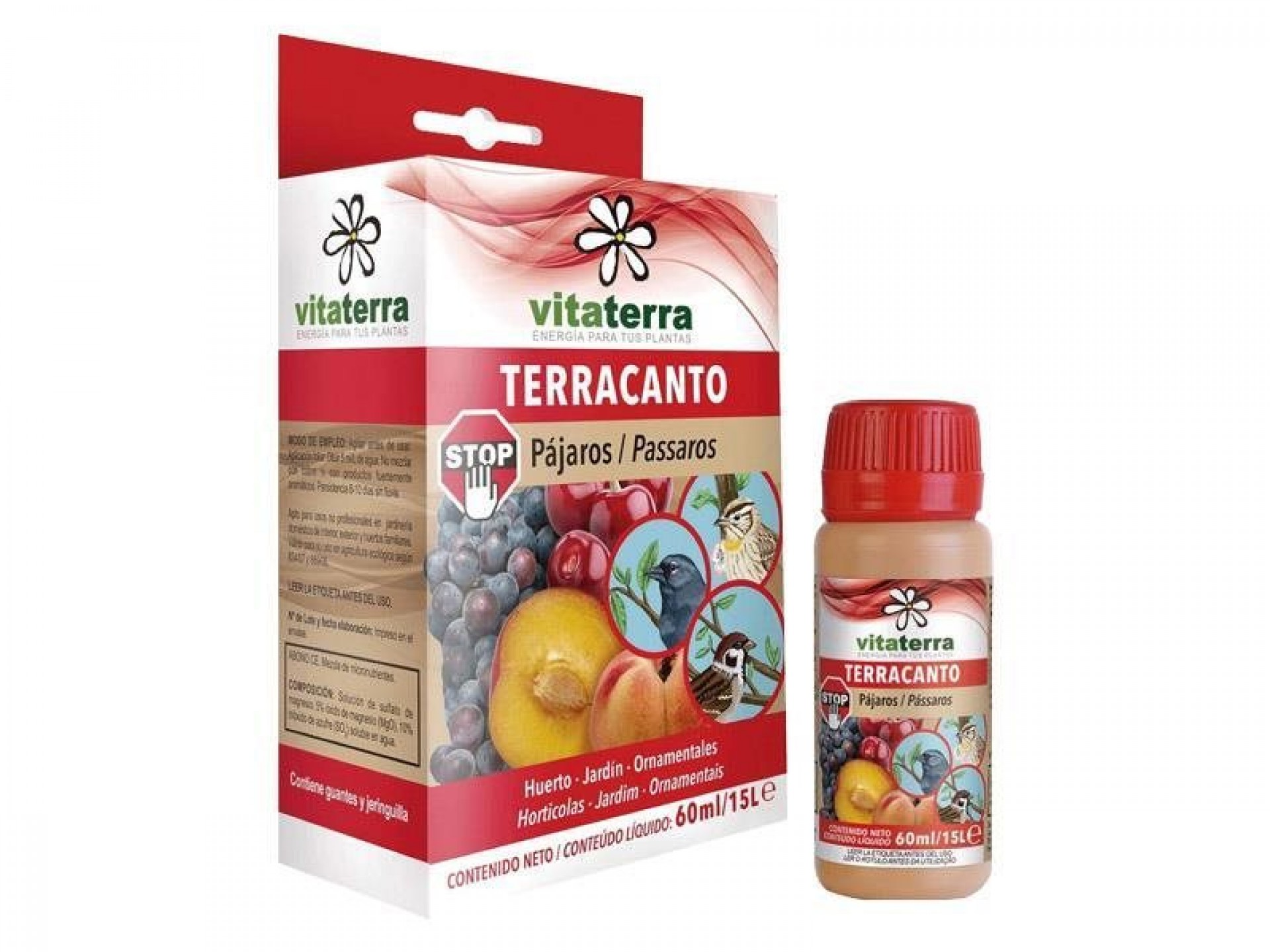 Terracanto Inibidor Pássaros 60 ML VITATERRA