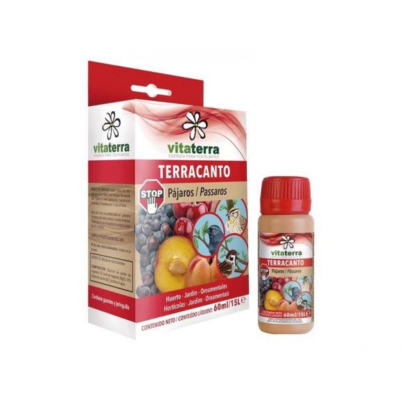 Terracanto Inibidor Pássaros 60 ML VITATERRA Terracanto Inibidor Pássaros 60 ML VITATERRA