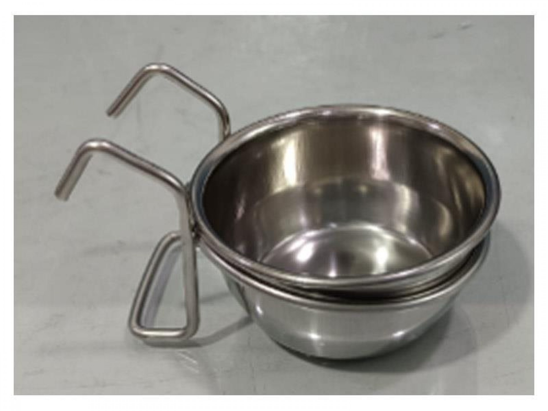 Comedouro Inox+Gancho 140 ML