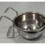 Comedouro Inox+Gancho 140 ML Comedouro Inox+Gancho 140 ML