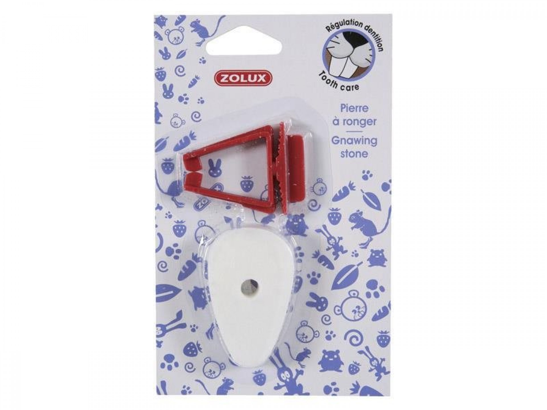 Pedra Mineral Roedor Cenoura Com Clip ZOLUX