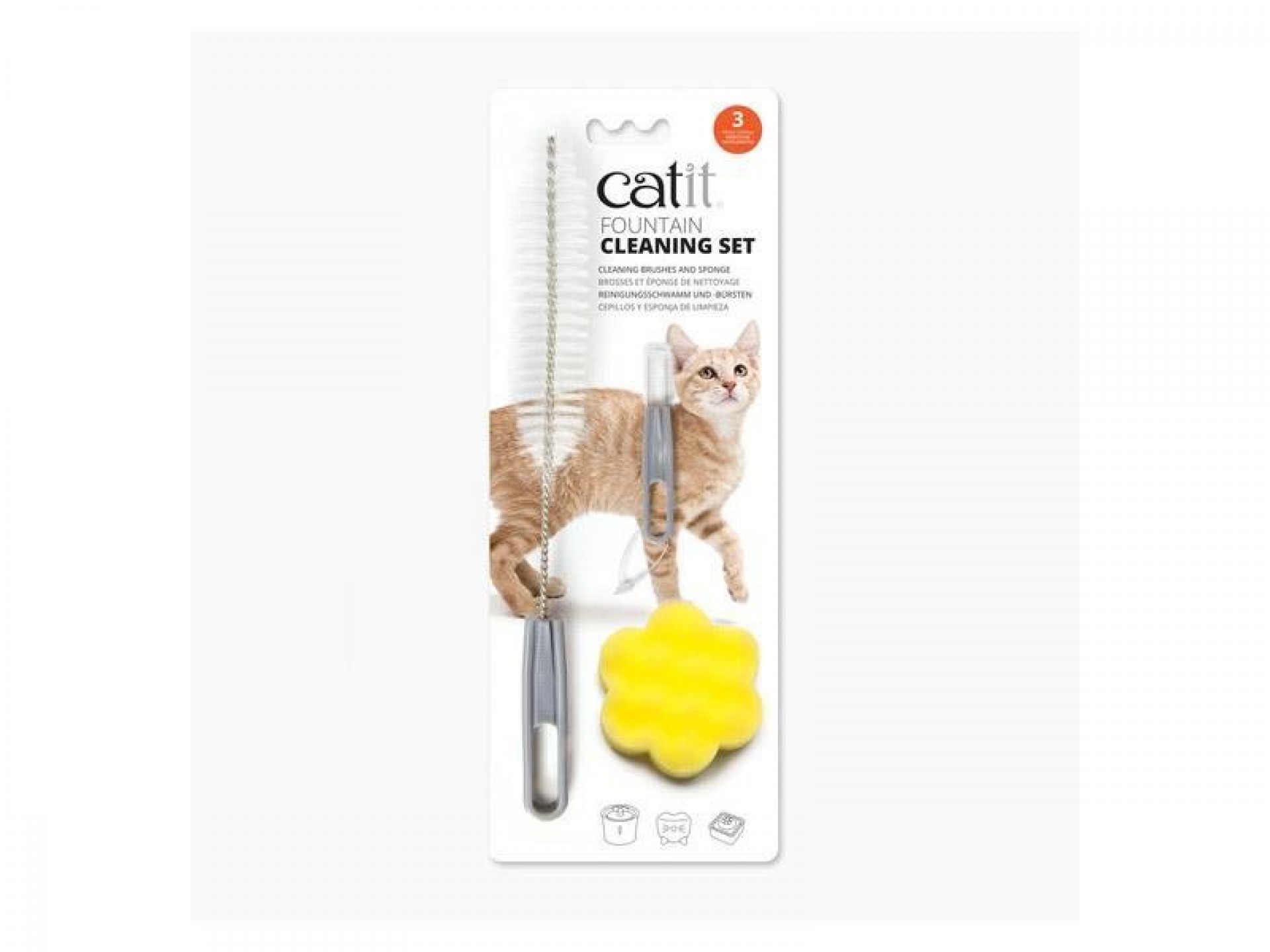 Kit Limpeza Para Fontes De Gato CATIT