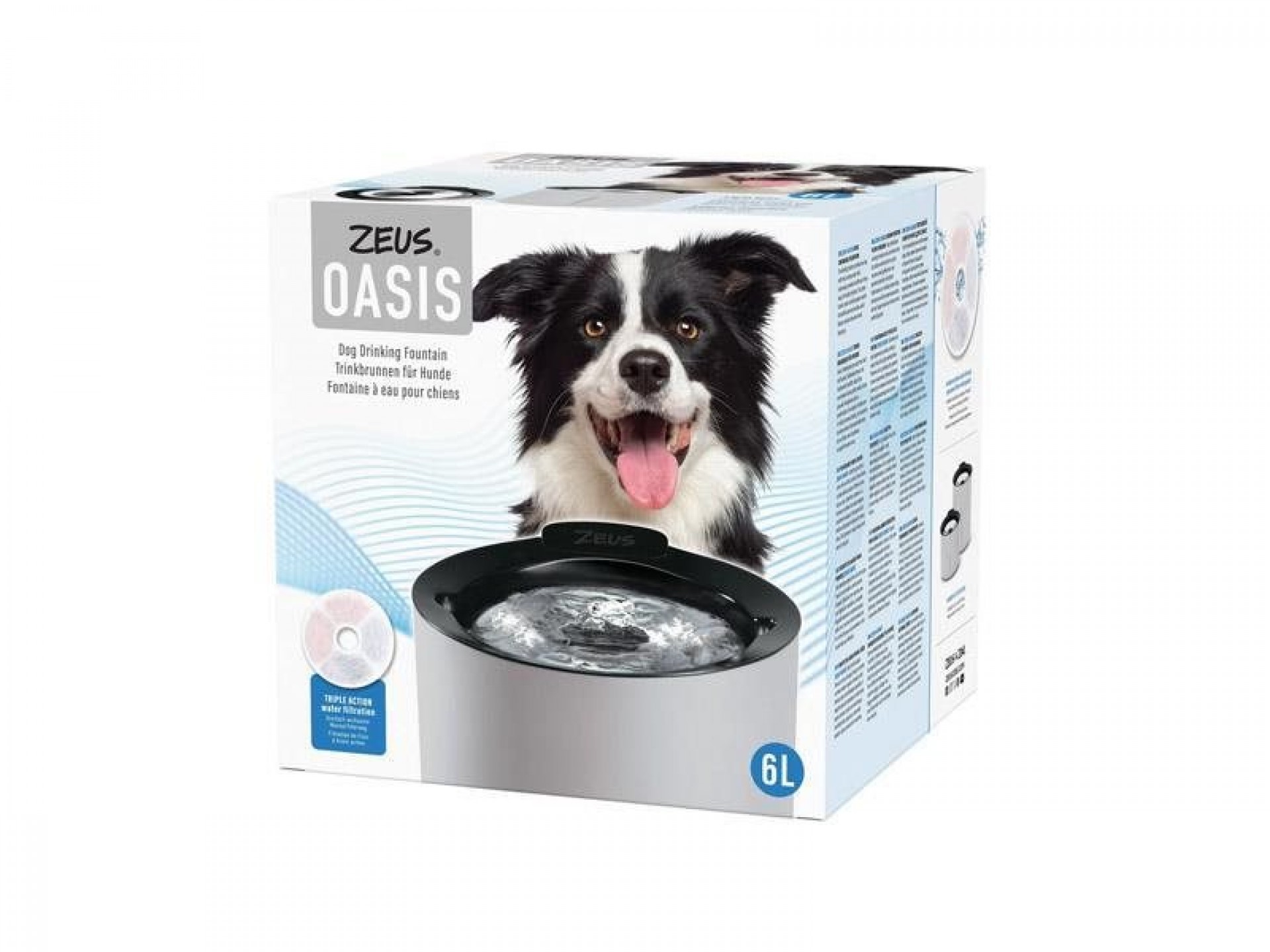 Fonte Oasis Para Cão 6L ZEUS