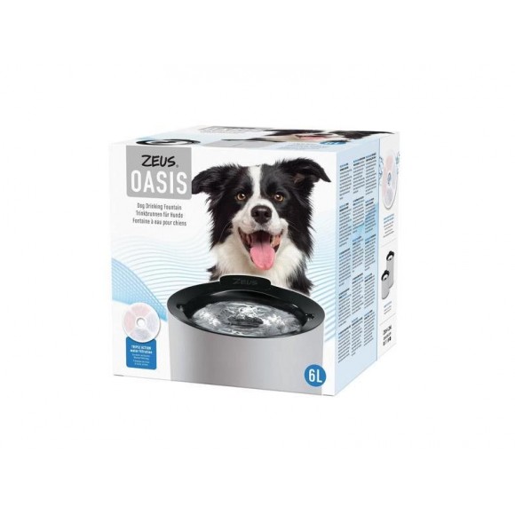 Fonte Oasis Para Cão 6L ZEUS Fonte Oasis Para Cão 6L ZEUS
