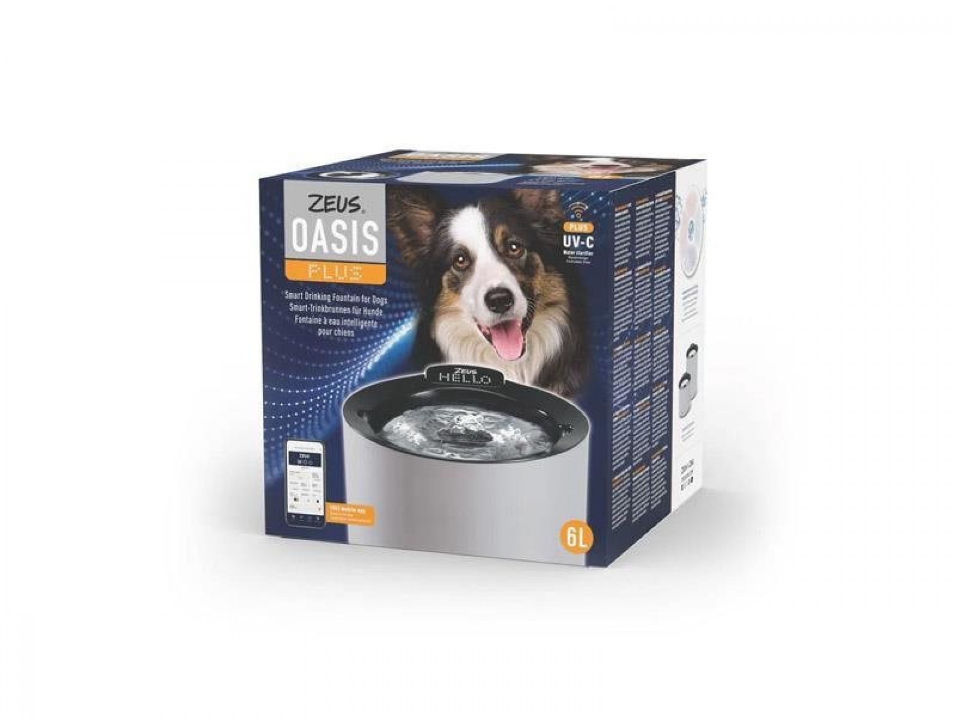 Bebedouro Oasis Plus Inteligente Para Cão 6L ZEUS