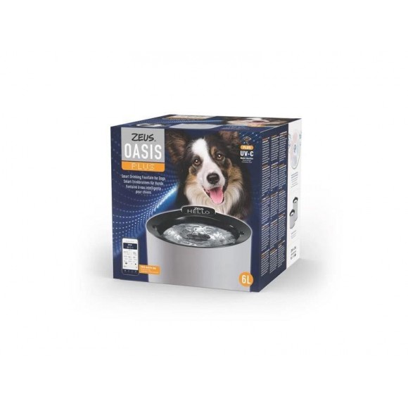 Bebedouro Oasis Plus Inteligente Para Cão 6L ZEUS Bebedouro Oasis Plus Inteligente Para Cão 6L ZEUS