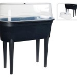 Horta Urb Antrac C/Cobertura 77X38X84CM PROGARDEN Horta Urb Antrac C/Cobertura 77X38X84CM PROGARDEN